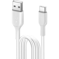 Belkin BoostCharge 1m USB Type-C Cable - Fast & Reliable Charging, Premium White Design